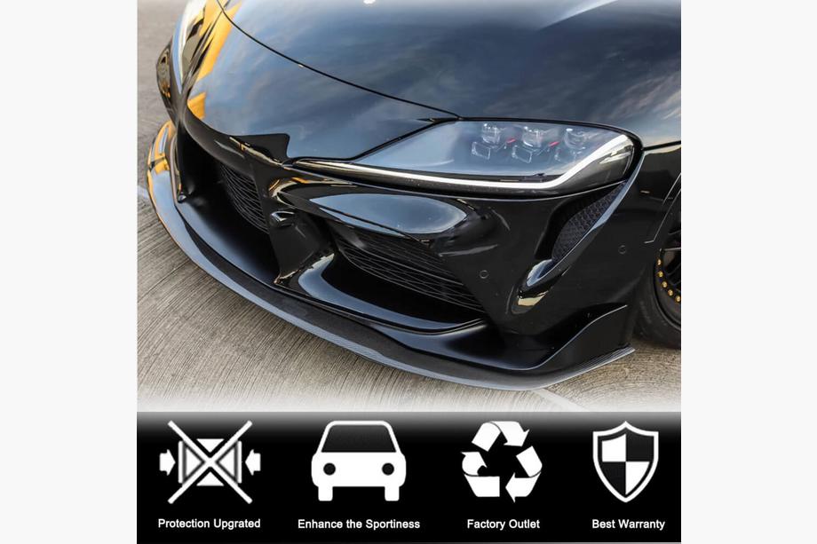 Toyota Supra 2019- Alerón delantero Lip V1 para parachoques (Carbono) Foto 4