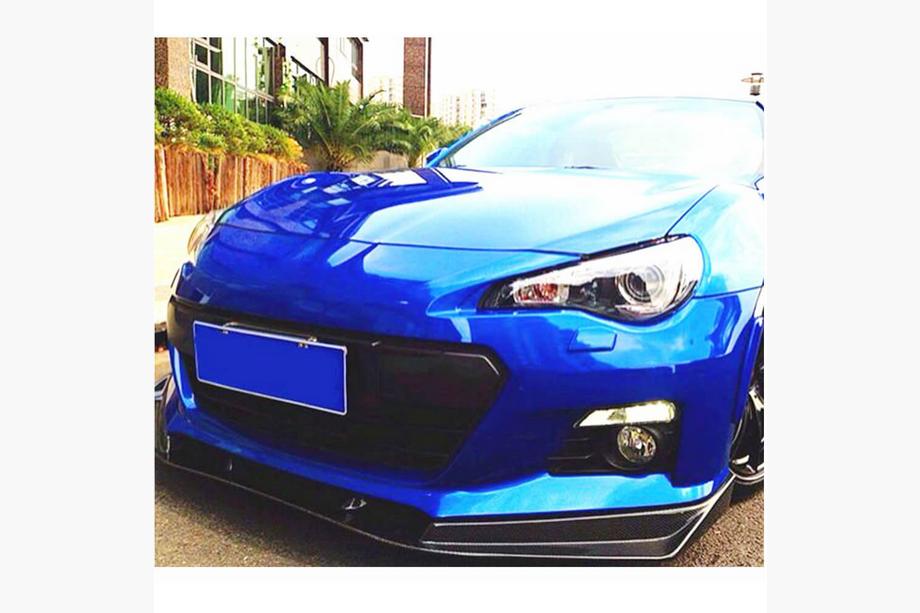 Subaru BRZ 2012-2021 Labio Frontal Parachoques (2013-2016, Carbono) Foto 3