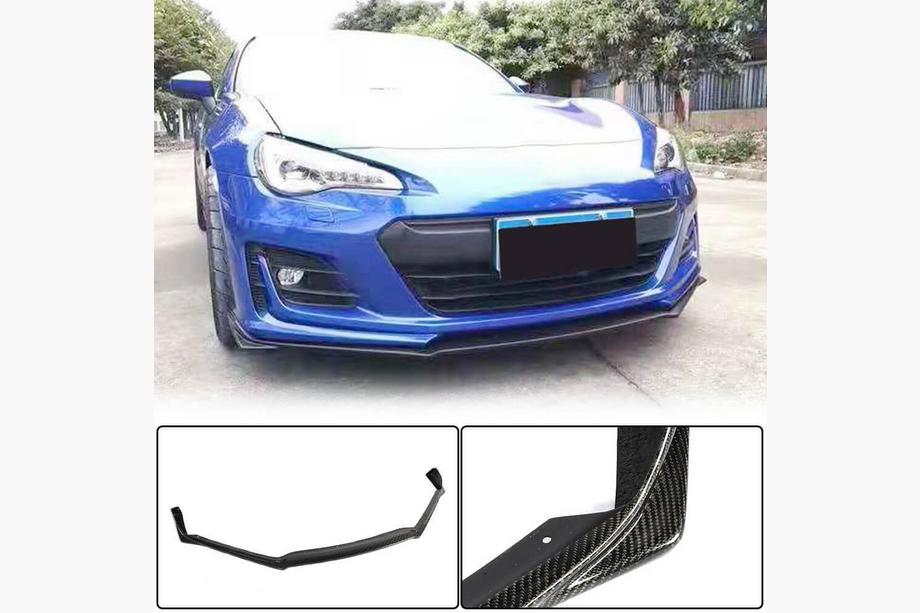 Subaru BRZ 2012-2021 Lip delantero V1 para parachoques (2017-2021, Carbono) Foto 1