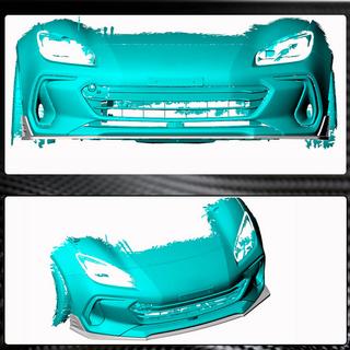 Lip delantero V1 para parachoques (2021-2023, Carbono) Subaru BRZ 2021- foto 3