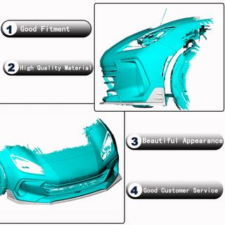 Lip delantero V1 para parachoques (2021-2023, Carbono) Subaru BRZ 2021- foto 4