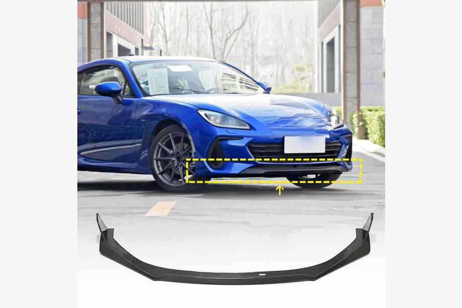 Subaru BRZ 2021- Lip delantero V1 para parachoques (2021-2023, Carbono) Foto 1