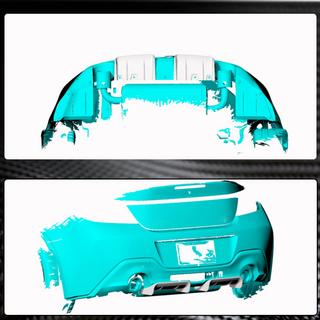 Difusor Trasero de Parachoques V1 (2021-2023, Carbono) Subaru BRZ 2021- foto 3
