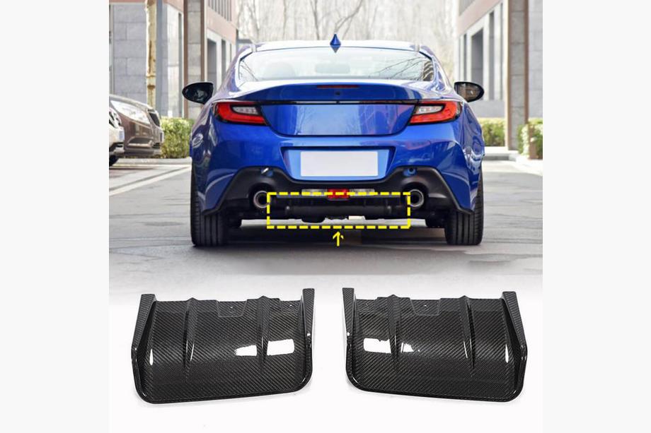Subaru BRZ 2021- Difusor Trasero de Parachoques V1 (2021-2023, Carbono) Image