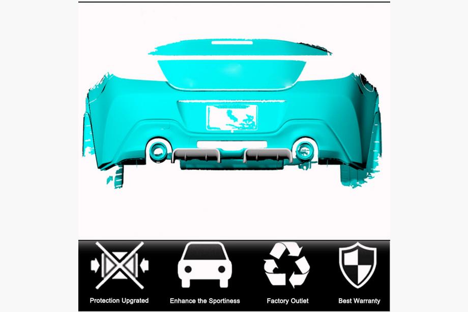 Subaru BRZ 2021- Difusor Trasero de Parachoques V1 (2021-2023, Carbono) Foto 2