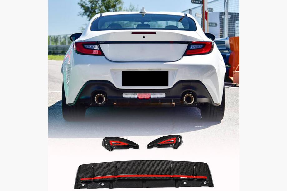 Subaru BRZ 2021- Difusor Trasero de Parachoques V2 (2021-2023, Carbono) Image