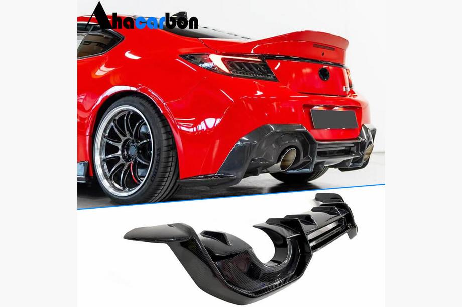 Subaru BRZ 2021- Difusor Trasero de Parachoques V3 (2021-2023, Carbono) Image