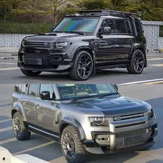 Labio de parachoques delantero (Carbono) Land Rover Defender 2019- foto 2