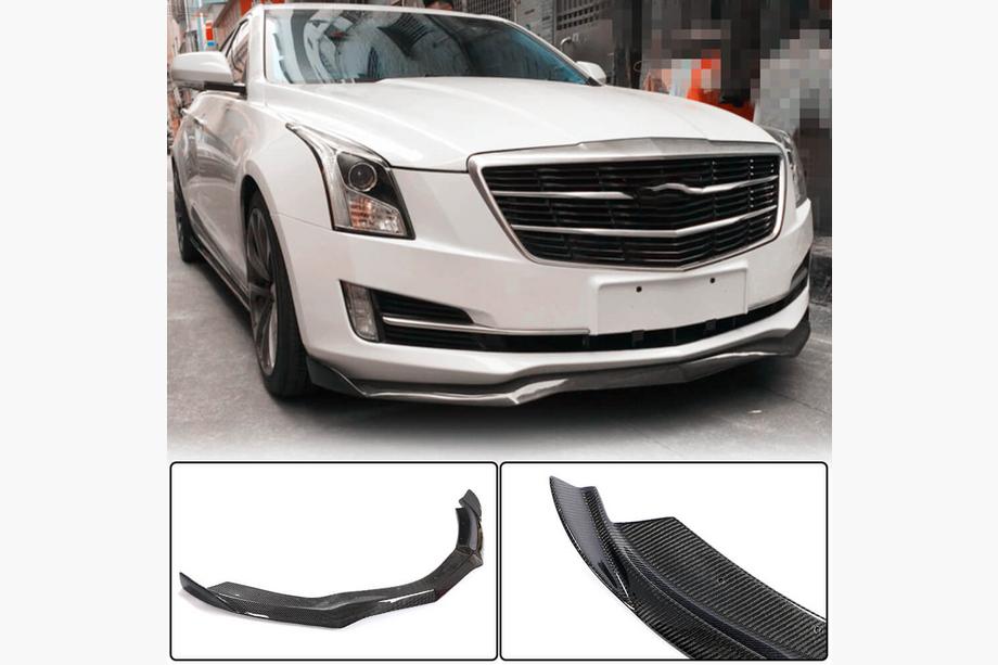 Cadillac ATS 2012-2019 Labio de Parachoques Delantero (para Base, Carbono) Image