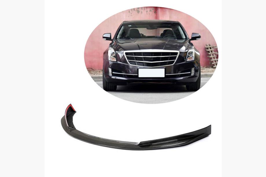 Cadillac ATS 2012-2019 Labio delantero parachoques (para Base 2015-2017, Carbono) Image