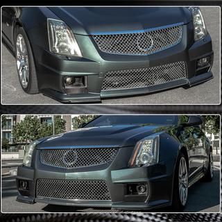 Flaps de parachoques delantero de carbono para CTS V Coupe foto 3