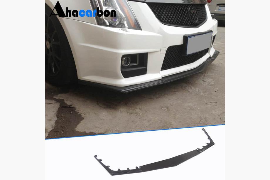 Cadillac CTS 2007-2014 Labio delantero parachoques V1 (para CTS V Coupe, Carbono) Foto 1