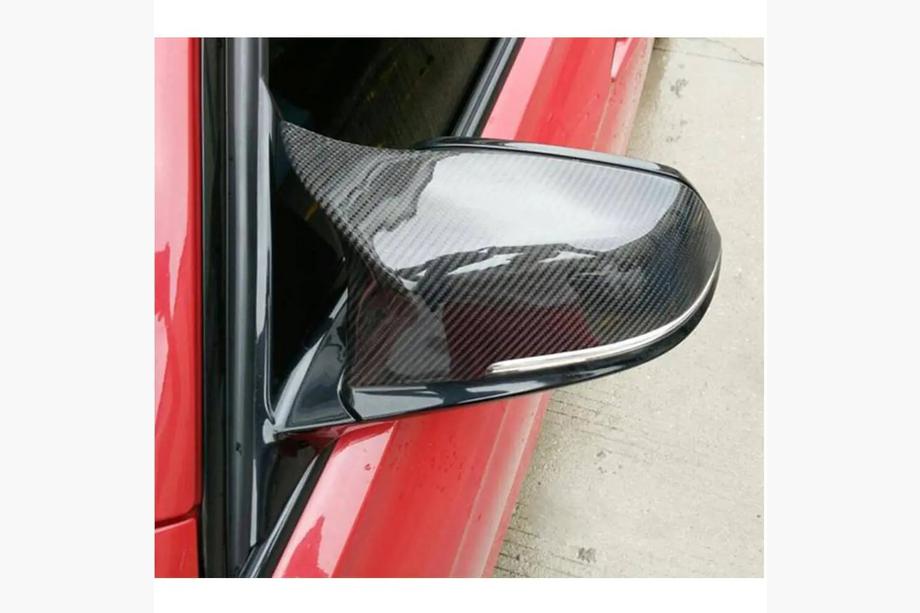 BMW 7 Series F01/F02 2008-2015 Cubiertas de Espejos V1 (Carbono) Image