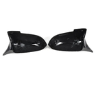 BMW 7 Series F01/F02 2008-2015 Cubiertas de Espejos V2 (Carbono) foto 2