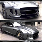 Jaguar F-Type 2013-2024 Labio Frontal Parachoques (2013-2016, Carbono) foto 4