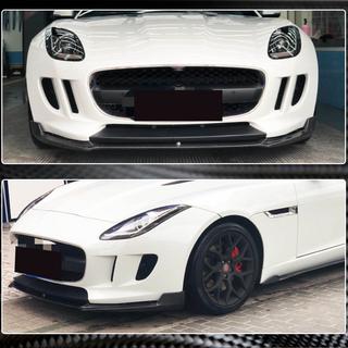 Labio Frontal Parachoques (2013-2016, Carbono) Jaguar F-Type 2013-2024 foto 3
