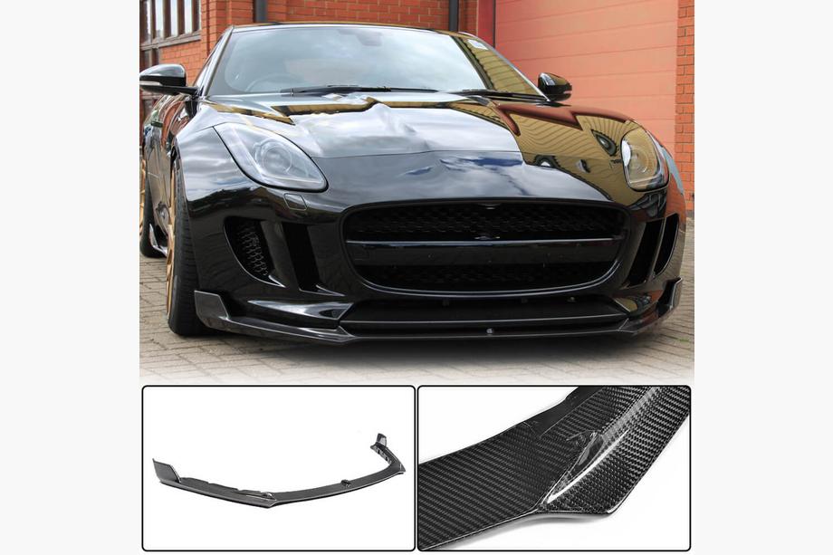 Jaguar F-Type 2013-2024 Labio Frontal Parachoques (2013-2016, Carbono) Image