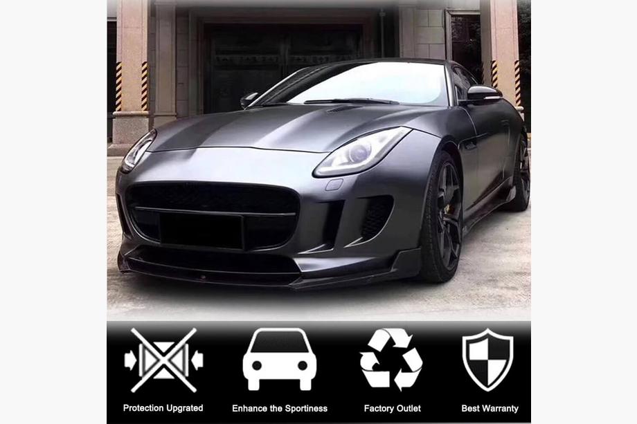 Jaguar F-Type 2013-2024 Labio Frontal Parachoques (2013-2016, Carbono) Foto 2