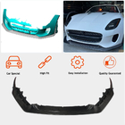 Jaguar F-Type 2013-2024 Labio delantero parachoques (para Base 2017-2019, Carbono) foto 2