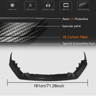 Jaguar F-Type 2013-2024 Labio delantero parachoques (para Base 2017-2019, Carbono) foto 6