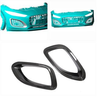 Cubiertas de Parachoques Delantero de Carbono (para Base 2021+) Jaguar F-Type 2013-2024 foto 2