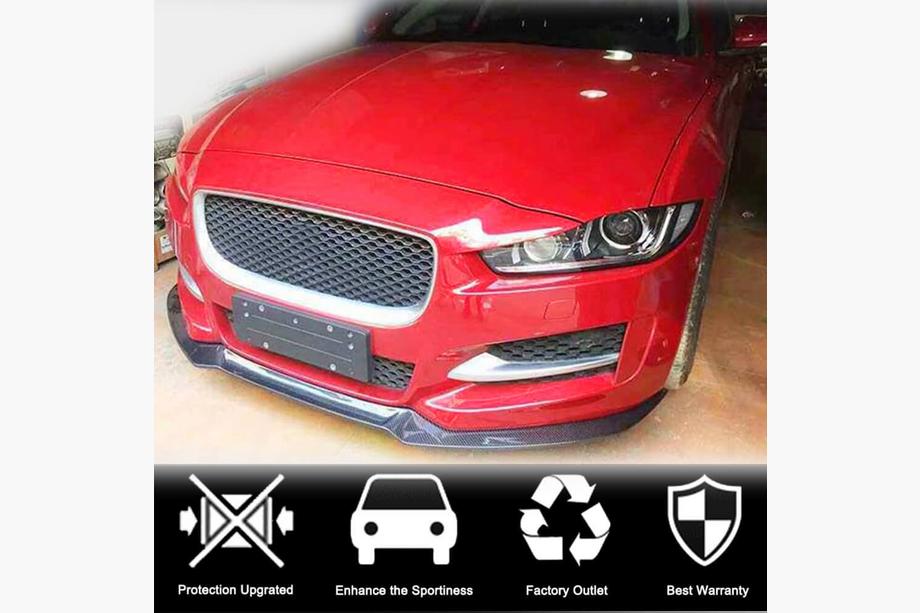 Jaguar XE 2016- Labio de Parachoques Delantero (2015-2019, Carbono) Foto 3