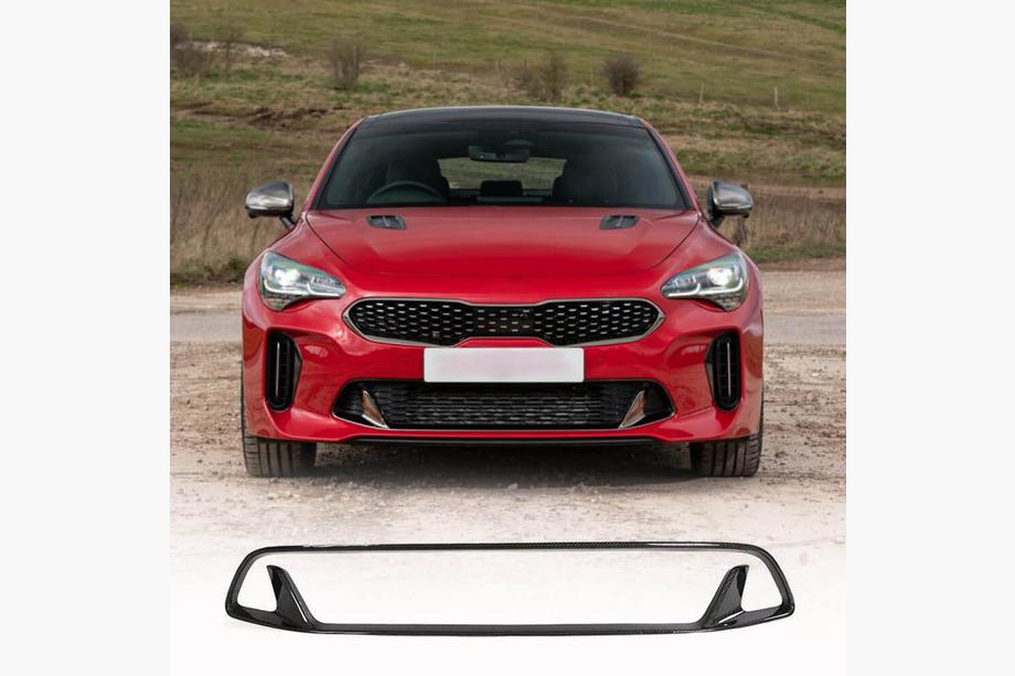 Kia Stinger 2017-2023 Parrilla de parachoques (Carbono) Image