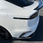 Kia Stinger 2017-2023 Cubierta de Parachoques Trasero (2017-2020, Carbono) foto 4