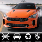Kia Stinger 2017-2023 Marco de Parrilla Delantera (Carbono) foto 2