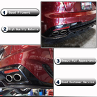 Kia Stinger 2017-2023 Difusor Parachoques Trasero (Carbono) foto 2