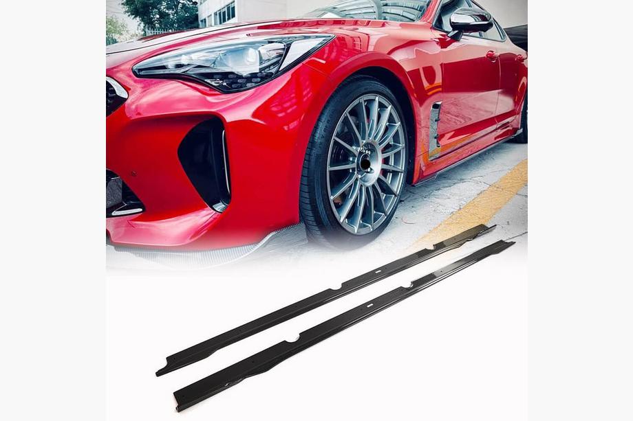 Kia Stinger 2017-2023 Faldones Laterales (Carbono) Image