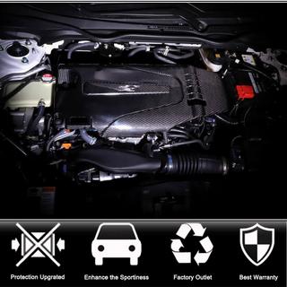 Cubierta de motor (Carbono) Honda Civic Sedan X 2016-2021 foto 2