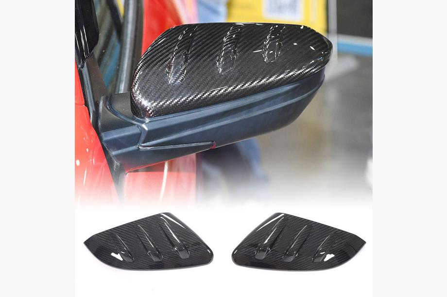 Honda Civic Sedan X 2016-2021 Cubiertas de Espejos V2 (Carbono) Image