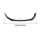 Mazda 3 2013-2019 Labio de Parachoques Delantero (2014-2016, Carbono) foto 6