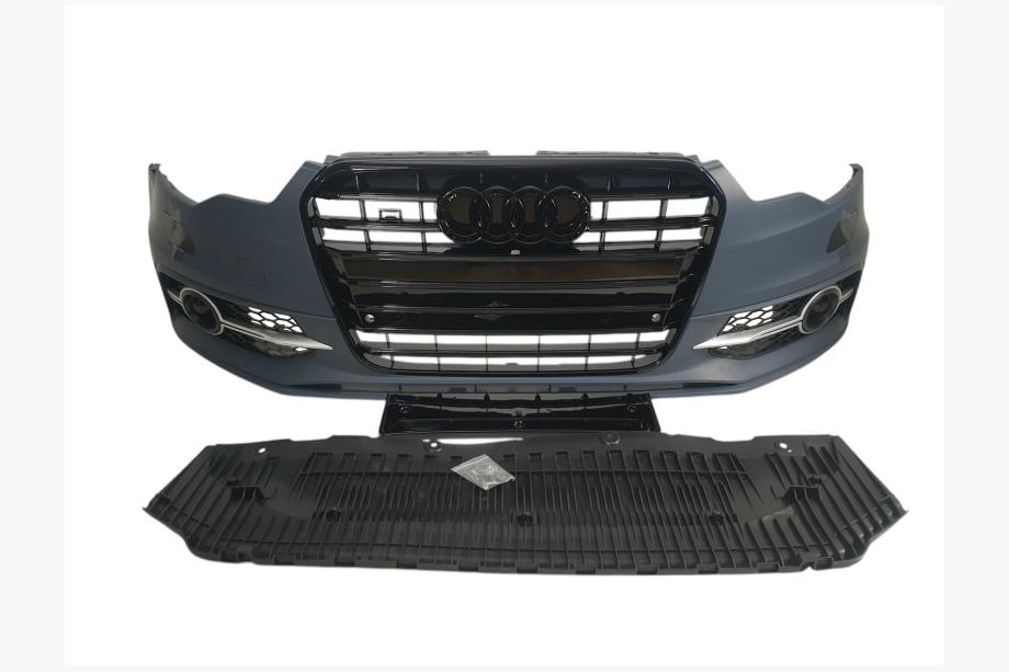 Audi A6 C7 2011-2017 Parachoques delantero con parrilla negra S6-Style (2011-2014) Foto 1