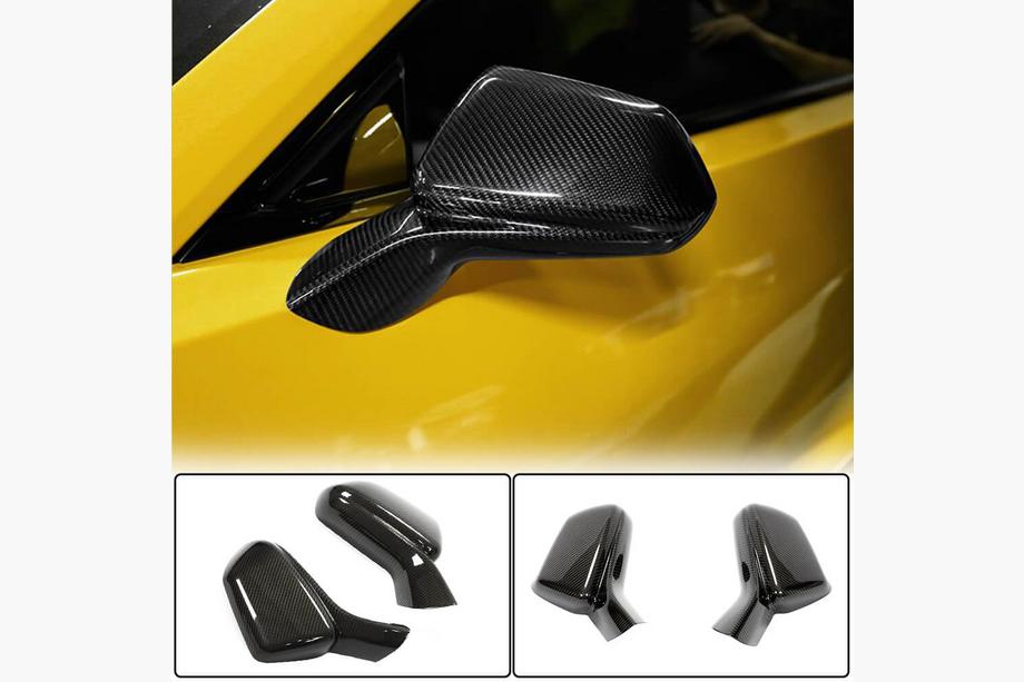 Chevrolet Camaro 2015- Cubiertas de Espejos (2015-2019, Carbono) Image