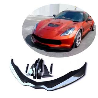Labio Delantero Parachoques (2013-2017, Carbono) Chevrolet Corvette C7 2013-2019 foto 1