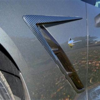 Cubiertas de aletas delanteras de carbono (2013-2017) Chevrolet Corvette C7 2013-2019