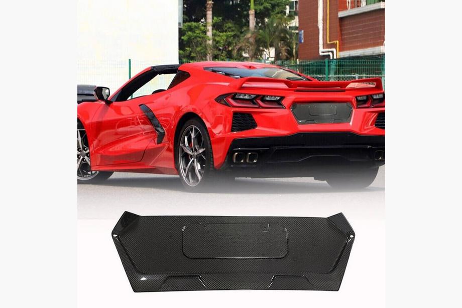 Chevrolet Corvette C8 2019- Cubierta de maletero en carbono (2019-2022, Carbono) Foto 1