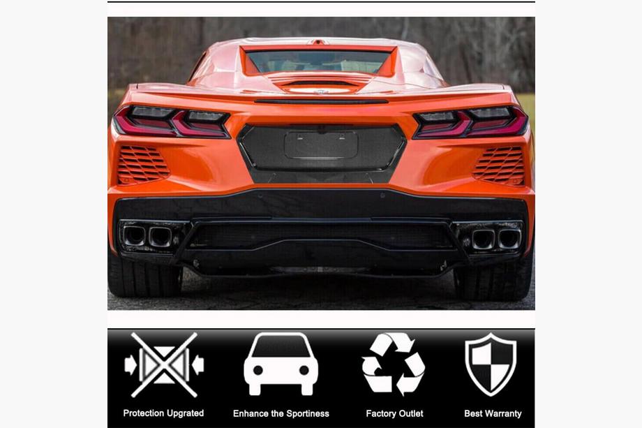 Chevrolet Corvette C8 2019- Cubierta de maletero en carbono (2019-2022, Carbono) Foto 2