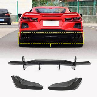 Difusor Trasero V1 (2019-2022, Carbono) Chevrolet Corvette C8 2019- foto 1