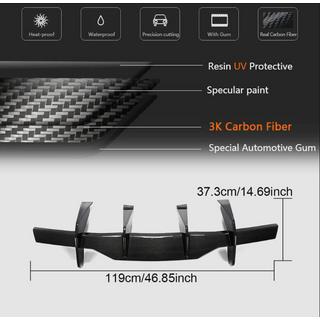 Difusor Trasero V1 (2019-2022, Carbono) Chevrolet Corvette C8 2019- foto 3