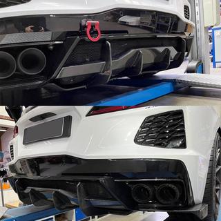 Difusor Trasero V2 (2019-2022, Carbono) Chevrolet Corvette C8 2019- foto 3