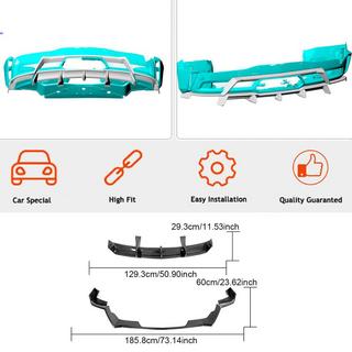 Difusor de Parachoques Trasero (para Z06, 2022-2024, Carbono) Chevrolet Corvette C8 2019- foto 4