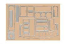 Volkswagen T4 Transporter 1990-2003 Cubiertas de tablero (1999-2003) Aluminio foto 9