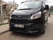 Ford Custom 2013-2022 Labio de parachoques delantero (2013-2017, imprimado para pintar) foto 3
