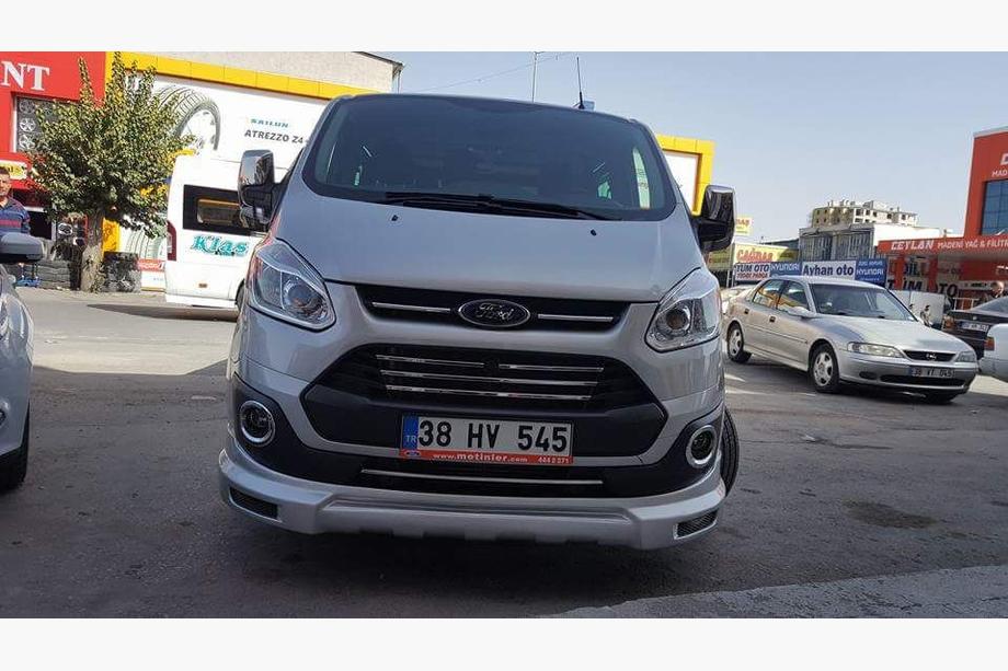 Ford Custom 2013-2022 Labio de parachoques delantero (2013-2017, imprimado para pintar) Image