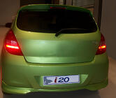 Hyundai I-20 2008-2012 Aplique trasero inferior (imprimado para pintar) foto 1