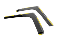 Ford Custom 2013-2022 Deflectores de viento insertables Niken Luxury (2 uds) foto 2