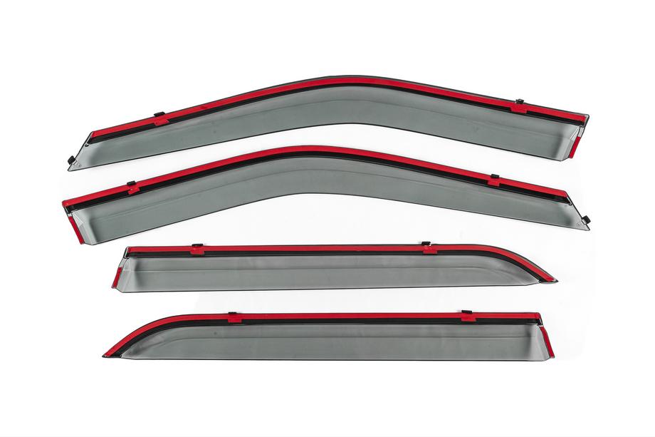 Ford Explorer 2011-2019 Deflectores de Ventana con Moldura Cromada Niken Luxury (4 uds) Foto 4